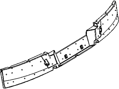 GM 93357705 Absorber,Rear Bumper Fascia Energy