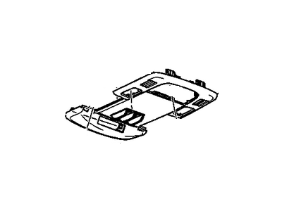 20808426 GM Bezel, Roof Front Compartment *Light Ttnum Illustration 1 of 1