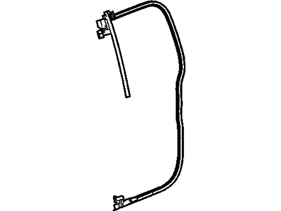 GM 15290821 Weatherstrip Assembly, Rear Side Door