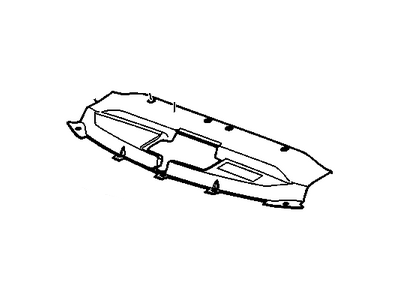 GM 22737378 Baffle Assembly, Radiator Air Upper