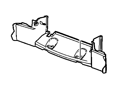 GM 92233110 Duct,Radiator Air Inlet