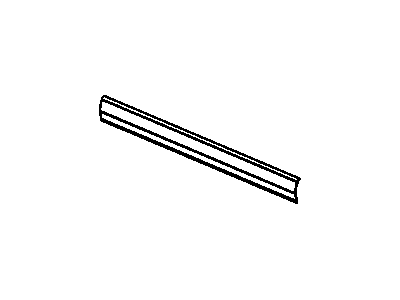 KSD Chrome Door Molding For 2003-2007 GMC Sierra Extended Cab – Left & Right Rear Doors