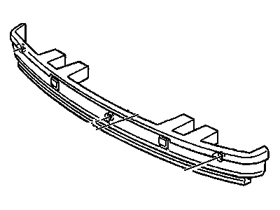 GM 10432676 Absorber, Rear Bumper Fascia Energy