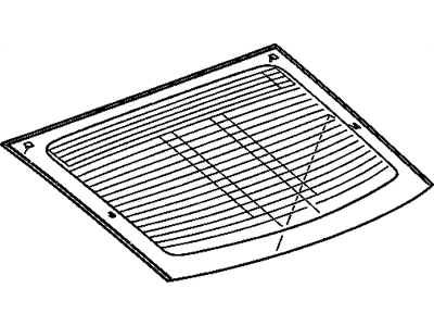 GM 22840625 Window,Rear