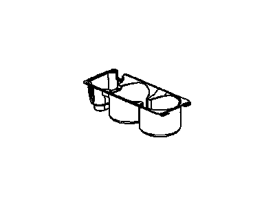 GM 15780001 Holder, Front Floor Compartment Cup