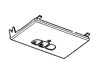 96673454 GM Plate,Garage Door Opener Transmitter Pushbutton Trim Illustration 1 of 1