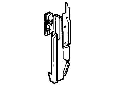 GM 92087692 Baffle,Radiator Air Side