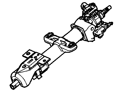 2012 Chevrolet Silverado Steering Column - 19177760