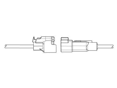 GM 19181808 Connector Assembly, 3-Way F 9.5 / 1.5 Yesc Dark *Gray