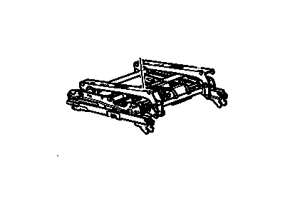88950500 GM Passenger Seat Adjuster Assembly Illustration 1 of 1