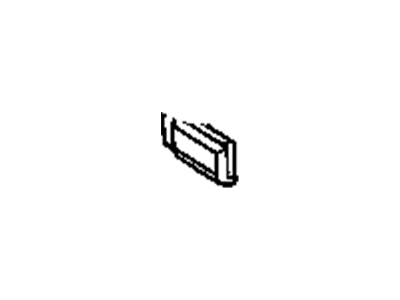 GM 20501589 Molding Kit,Front Fender Side Rear.