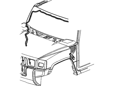 Hummer Antenna Cable - 19115033