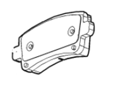 2015 Chevrolet Malibu Brake Pad - 85143529