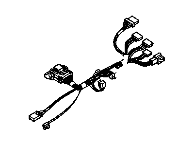 GM 26090839 Harness Assembly,Steering Column Wiring(W/Hard, Wired Coil)