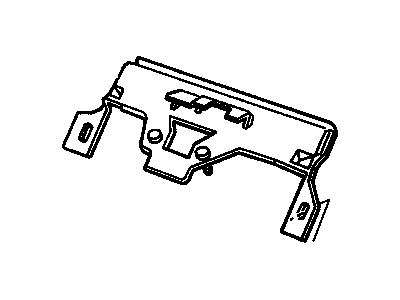 GM 10243962 Baffle Assembly, Radiator Air Upper *Black