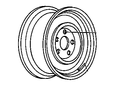 1992 Chevrolet Caprice Spare Wheel - 9592115