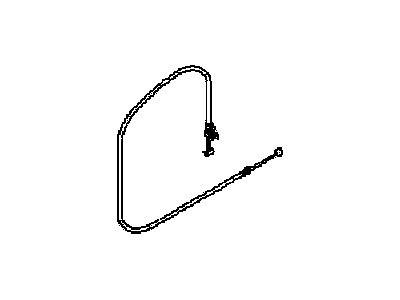 GM 96649309 Cable Asm,Rear Compartment Lid Latch Release