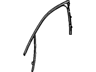 2010 Chevrolet Impala Weather Strip - 20984245