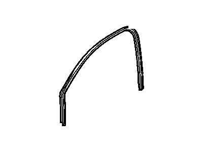 GM 25897853 Weatherstrip Assembly, Front Side Door Window Inner