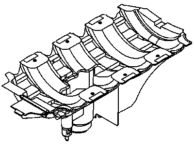 Chevrolet Sonic Oil Pan Baffle - 55353308