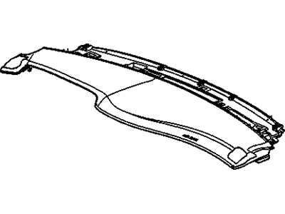 GM 10416884 Pad Assembly, Instrument Panel Upper Trim *Oak