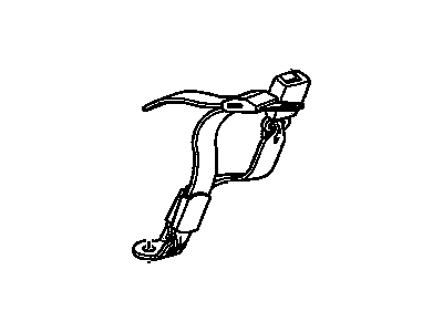 2002 GMC Sierra Seat Belt - 12477806