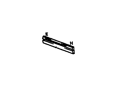 GM 88892130 Molding Kit,Front Side Door Center