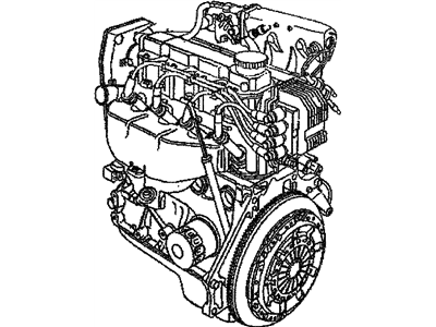 GM 93803972 Engine Asm,1.6 L (98 Cubic Inch Displacement) Service Partial