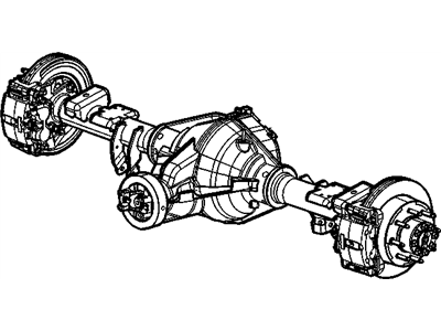 1999 GMC Sierra Axle Shaft - 10382452