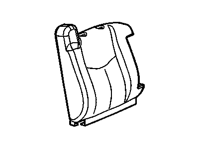 GM 19127415 Cover,Passenger Seat Back Cushion *Neutral