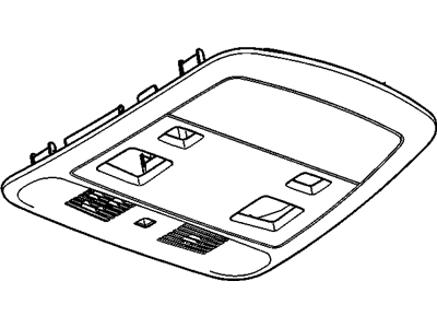 GM 15876718 Console Assembly, Roof *Light Cashmere