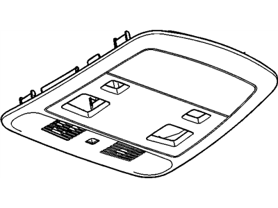 GM 25822405 Console Assembly, Roof *Light Cashmere