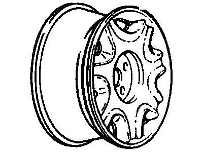 1995 Cadillac Deville Spare Wheel - 9593096