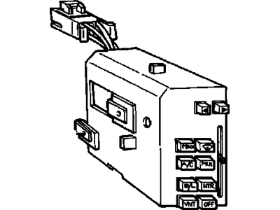 1992 Chevrolet Lumina Blower Control Switches - 16152211