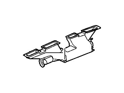 GM 25662316 Duct Assembly, Windshield Defroster Nozzle