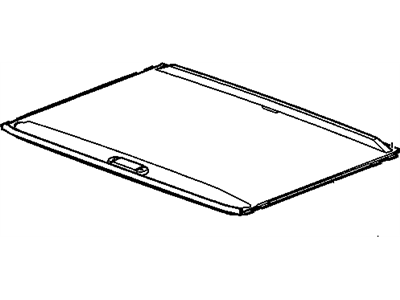 GM 15905311 Sunshade Assembly, Sun Roof *Vry Light Linen