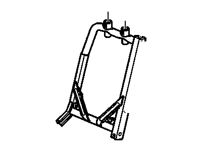 88948969 GM Frame Asm,Driver Seat Back Cushion Illustration 1 of 1
