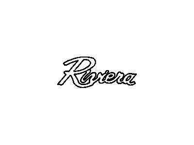 1990 Buick Reatta Emblem - 20378516