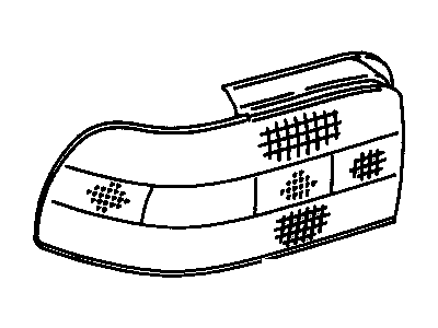 1997 Chevrolet Prizm Back Up Light - 94852404