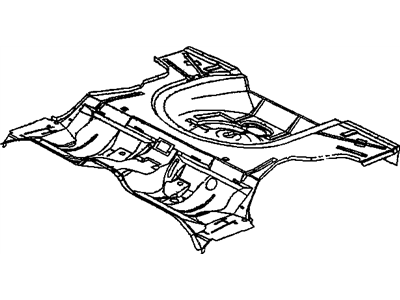 GM 19121137 Panel Kit,Rear Compartment Floor