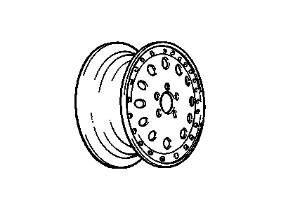 1992 Chevrolet S10 Spare Wheel - 9592015
