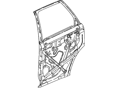 GM 15231109 Door Asm,Rear Side