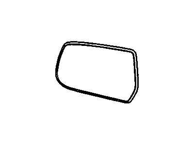 GM 22906958 Glass,Outside Rear View Mirror (W/Backing Plate)