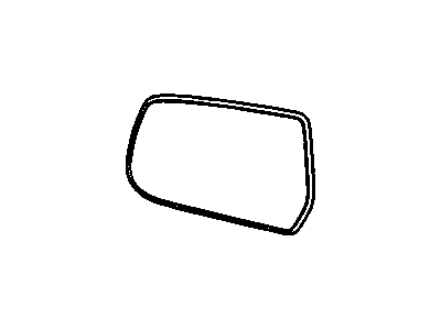 GM 23467349 Glass,Outside Rear View Mirror (W/Backing Plate)