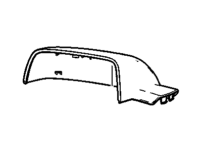 GM 20826667 Cover, Outside Rear View Mirror Housing *Ex Brt Chrom