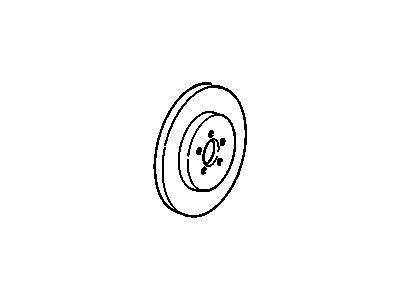 1992 Oldsmobile Cutlass Brake Disc - 19122177