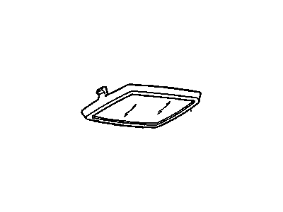 GM 20474099 Lens, Lamp Dome *Black