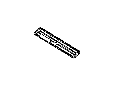 10076072 GM PLATE, Rocker Panel Illustration 1 of 1