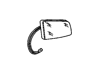 1993 Cadillac Deville Side View Mirrors - 12535282