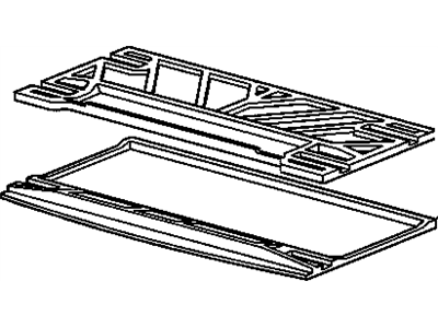 GM 12530153 Sunshade Kit,Sun Roof (Gray)